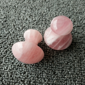 La mejor calidad de cuarzo rosa Natural gua sha masaje herramienta de forma de seta Bar belleza <span class=keywords><strong>desguace</strong></span> Guasha - Product Image 5
