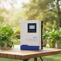 Contrôleur de charge solaire 60A en promotion, entrée PV 230 MPPT avec écran LCD 12V/24V/36V/48V/60V/72V/84V/96V pour système solaire MPPT