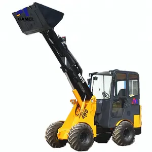 Teleskopik bomlu mini kepçe skid steer eki ile 4 in 1 kova