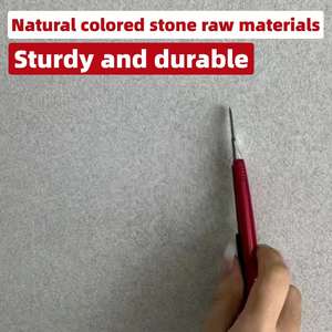 Pittura artistica esterna Color pietra vernice murale testurizzata <span class=keywords><strong>con</strong></span> 6 colori opzione pennello effetto marmo rivestimento della parete - Product Image 4