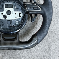 Volante de Fibra de Carbono para Audi A1 A3 8V 8P A4 B7 B8 B9 A5 B9 A6 C6 A7 C7 C8 A7 A8 B6 D4 Rs3 TTS S5 B8.5