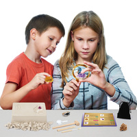 Kit de Excavación de Gemas, Planeta Tierra, Proyecto de Ciencias Geográficas, Set Educativo STEM, Colección de Minerales y Rocas, Caja de Descubrimiento, Herramientas y Equipo