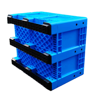 Grande boîte à palette en plastique maillé empilable |   Conteneur de rangement mural solide, recyclable et durable, capacité 4T