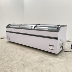 Congelador Horizontal Comercial Tipo Isla Europea Curva para Exhibición de Alimentos Congelados - Product Image 6