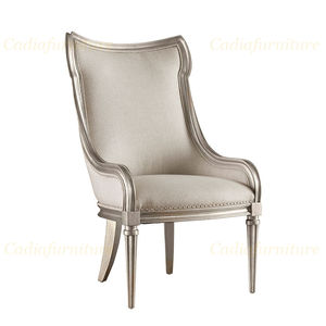 Set da Pranzo Rotondo in Stile Francese Vintage, Struttura in Legno Massello, Tavolo con Piano in Legno e 4 Sedie, Elegante Arredamento per Sala da Pranzo - Product Image 6