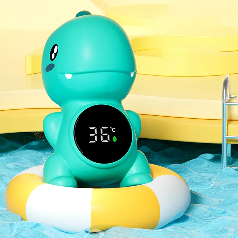 Dessin animé dinosaure enfants chambre numérique bébé thermomètre de bain pour enfants