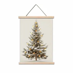 Wholesale colorful flowers view picture decorative Christmas tree wall art poster hanger for home decor