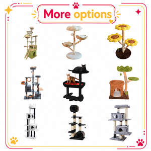Árbol para Gatos con Forma de Cactus, Fabricado en Fábrica Auditada por BSCI, con Hamaca Suave y Zona de Juego Interactiva con Pelotas - Product Image 4