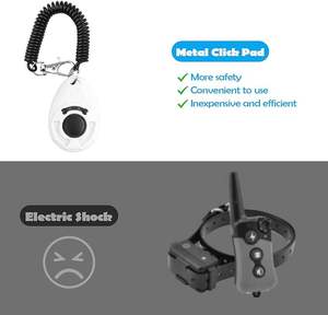 Clicker d'entraînement pour animaux de compagnie multicolore en gros direct d'usine avec dragonne-clicker d'entraînement pour chien - Product Image 6