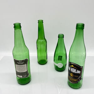Bouteille en verre réutilisable classique de qualité alimentaire personnalisable de 330 ml, 350 ml, 500 ml pour jus, bière, vin et autres boissons - Product Image 2