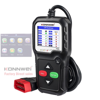 Lecteur de code OBD2 KW680 avec logo personnalisé disponible, scanner OBD2 automobile, outil de lecture de code portable pour voiture