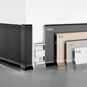 Plinthe en alliage d'aluminium ultra-mince à double couche de 60 mm pour l'exportation - Product Image 3