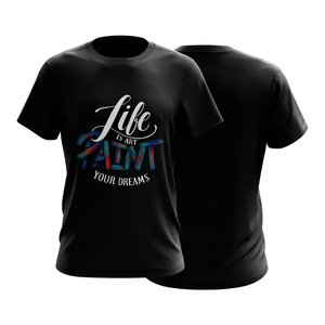 Men's Casual Plus Size <b>T</b>-<b>Shirts</b> 100% Cotton Breathable Eco-Friendly Heat-Transfer Printing High Quality Streetwear Wholesale - Product Image 1