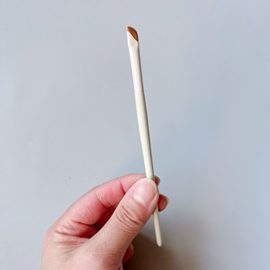 Luxury High Quality Custom Logo Private Label Lifting Angled Flat Tint Brow Makeup Eyeliner <strong>Eyebrow</strong> Brush - Product Image 5