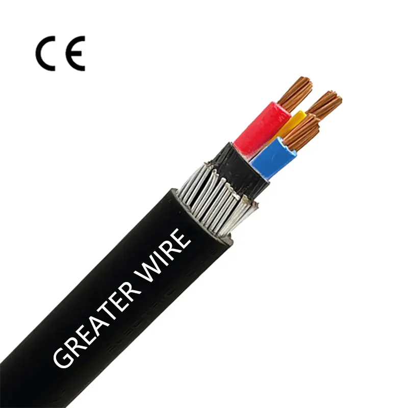 Wholesale Price 2 3 4 5 Copper Cores Underground Cable 185mm 240mm XLPE Single Multi Core SWA Armoured Power Cable