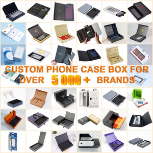 Có thể tái chế điện thoại di động Trường hợp quà Tặng hộp giấy biểu tượng tùy chỉnh cứng nhắc các tông điện thoại di động Trường hợp hộp từ - Product Image 6