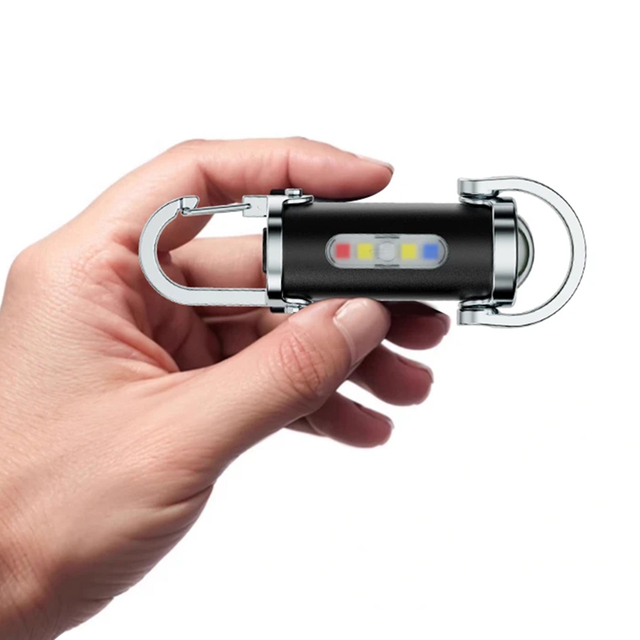 EDC 300 Lumen Keychain Torch Rechargeable Gift Promotion 14500 Battery Pocket Flashlight  IP65 Rated
