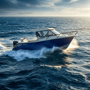 Nouveau bateau de pêche en aluminium soudé Profisher 7,5 m (25 pieds) - Bateau de sport de luxe à cabine pour la pêche en haute mer - Product Image 6