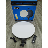 FOSOTO Lumière d'appoint LED pour photographie et vidéo 10-18 pouces 2700-7000K pour photographie, diffusion en direct, studio, vente en gros, fourniture OEM