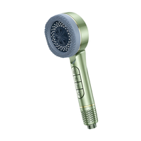 Pommeau de douche de luxe à pression d'eau réduite, à pression surélevée et filtrée, avec jets de massage et de pluie, en ABS, nouveau modèle, personnalisable pour l'export.