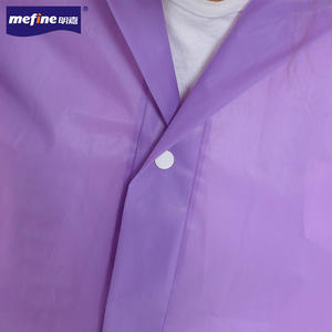 للبيع بالجملة معطف واق من المطر بيفا قابل لإعادة الاستخدام للكبار حبل تعديل بغطاء رأس طويل مقاوم للماء - Product Image 6