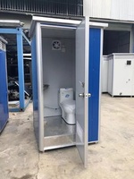 Chine Single Unite Chantier Mobile Extérieur Mobile Portable WC Toilettes Cabine à vendre