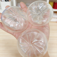 DIY 8,5 cm Peau de boule creuse transparente vide pour jouet à presser Squishy Dumlping, en gros, faite à la main