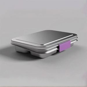 กล่องข้าวแบบมีสิทธิบัตร ดีไซน์สวยงาม ผลิตจากสแตนเลส 304 ทนทาน ป้องกันการรั่วซึม เหมาะสำหรับเด็กและผู้ใหญ่ - Product Image 2