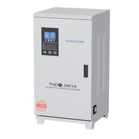 Régulateurs/Stabilisateurs de tension YILONG 30KVA 220V, grande capacité, type servo, régulateur automatique 30000VA, qualité industrielle AVR