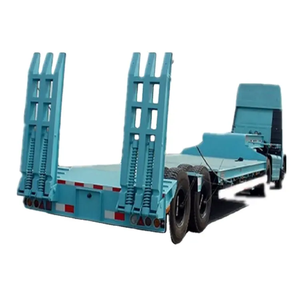 Remolque de plataforma baja hidráulica de 3, 4 y 5 ejes para trabajo pesado, de 1-2 toneladas, con cuello de cisne, 12.5x2.5x1.5m, Shandong Fengniao - Product Image 1