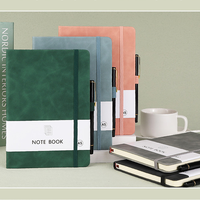 Neues Design Geschenk aktionen Umwelt freundlich Komfortabel Touch Premium Mini Luxus Custom Leder Journal Notizbuch