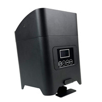 Projecteur LED 6-en-1 à piles, 95W, sans fil, étanche, RGBWA, pour mariage, événement, bar et spectacles