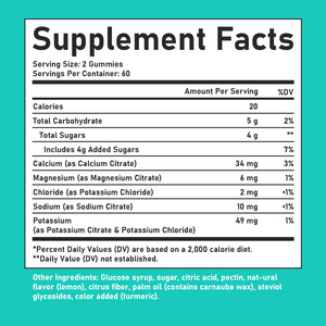 Custom Sports <b>Supplements</b> with Compound Minerals Hydration Support Boost Muscle Strength Electrolyte Gummies - Product Image 2