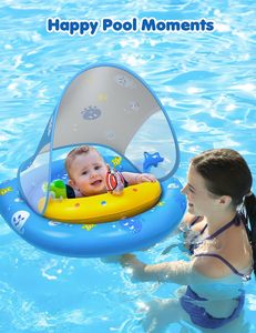 Lamicall Inflatable PVC bé hồ bơi <span class=keywords><strong>Float</strong></span> odsf05 Toddler bơi với chơi giao diện điều khiển Cá Heo Cá Hề rùa đồ chơi cho <5 hành khách - Product Image 6