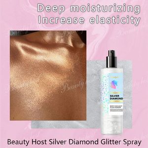 Vegan Natural Organic Body Highlight Oil Makeup Self-Tanning Liquid Bronzer Highlight Shimmering Mist Glitter Body Shimmer Spray - Product Image 3