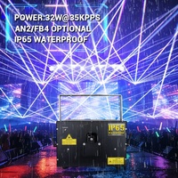 Projecteur laser de scène 45 Watts, lumière RGB haute luminosité, projecteur laser DJ pour discothèque, bar, concert, spectacle, décoration d'événements