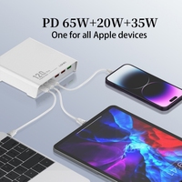 LDNIO Q605 Portable Desktop 120W qc3.0 charge rapide multi port usb chargeur type c usb-c PD charge rapide pour plusieurs appareils
