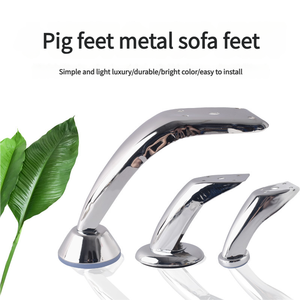 Fabbrica vendita diretta sedia Piglet gambe divano gambe mobili metallo metallo sgabello sgabello armadietto gambe supporto piedi - Product Image 5