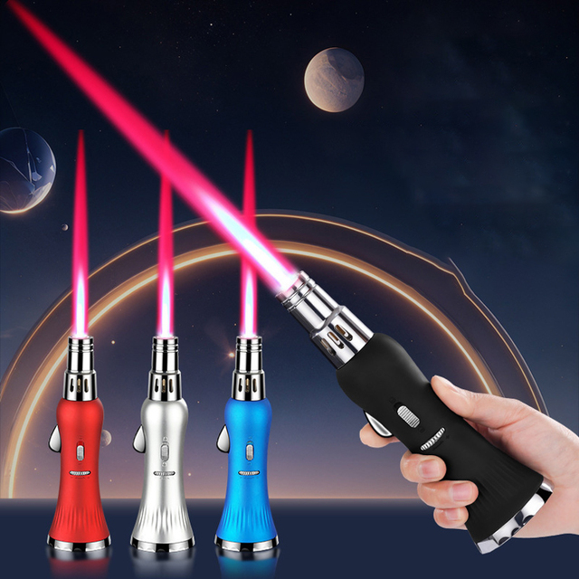 Torch Lighter Fashion Butane Gas Blow Gun Flamethrower Camping Welding Cigar Lighter