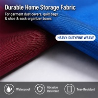 Tissu Oxford 100% nylon enduit PU, imperméable et durable, 1680Dx1680D, pour bacs de rangement, paniers à linge et canapés gonflables