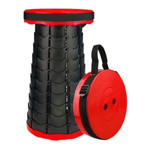 Hot Selling Extendable outdoor portable plastic folding retractable beach stool for Camping Travel Fishing Hiking chair
