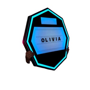 Tùy chỉnh thiết kế logo VIP tin nhắn hiển thị giá glorifier Presenter <span class=keywords><strong>LED</strong></span> chữ marquee Đăng Board cho bar Đảng - Product Image 6
