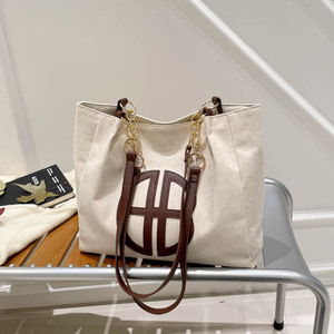Tas Selempang Wanita Vintage Kapasitas Besar Bahan Suede 2026, Tas Tote Gaya Kasual - Product Image 2