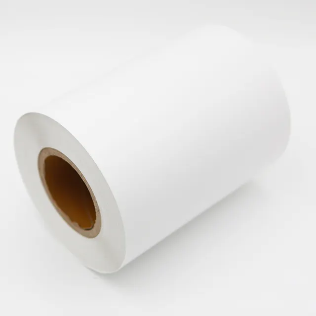 Kaca putih label merekat sendiri 60um BOPP perekat ban putih