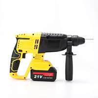 Marteau perforateur rotatif sans fil SDS-Plus 18V 3.0Ah, outil électrique professionnel sans balais avec couple maximal de 44,6 pi-lb