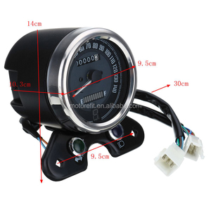 Velocímetro Digital LCD para Motocicleta Motorefit con Luz e Interfaz de Carga USB para <span class=keywords><strong>Honda</strong></span> CG125 Cafe Racer - Product Image 6