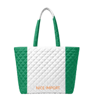 Sac fourre-tout matelassé à l'épaule avec drapeau de la Martinique, sacs à main de travail pour femmes, sacs fourre-tout légers à ouverture supérieure pour les voyages, l'université et la plage