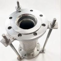 Joint de dilatation axial métallique à bride pour centrale électrique avec tirant de limitation réglable