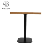 Ensemble de table et chaises de café modernes pour restaurant commercial, ensemble de meubles de table de café en bois