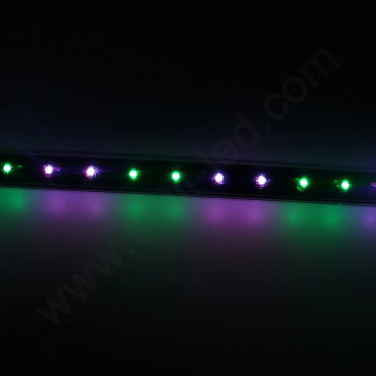 ขายร้อนดิจิตอล LED bar 60 ชิ้น SMD 5050 RGB LED 360 องศามวลส่องสว่างดาวตกหลอด DC12V